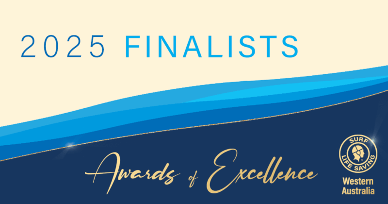 awards of excellence finalist announced of Surf Live Saving Western Australia